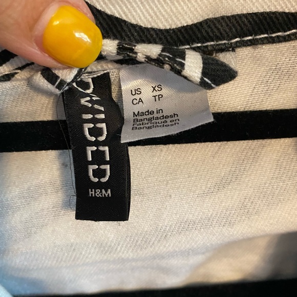 Zebra Cropped Jean Jacket - Picture 2 of 2